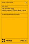 Strukturbedingt unbestimmte Straftatbestände - Simon Pschorr - 9783756010189