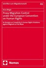Proxy Migration Control under the European Convention on Human Rights - Anna Börger - 9783756018123