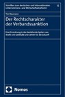 Der Rechtscharakter der Verbandssanktion - Tim Neumann - 9783756019601