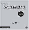 Premium-Bastelkalender silbergrau mittel 2026 -  - 9783756409730