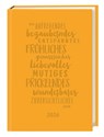 Kalenderbuch A6 gelb 2026 -  - 9783756414123