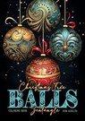 Christmas Tree Balls Zentangle Coloring Book for Adults - Monsoon Publishing - 9783758428388