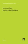Der Streit Der Fakultaten - Immanuel Kant - 9783787314508