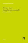 Das Aschermittwochsmahl - Giordano Bruno - 9783787351404