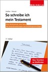 So schreibe ich mein Testament - Finn Zwißler ; Sascha Petzold - 9783802941832
