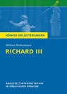 Richard III. Textanalyse und Interpretation in englischer Sprache - William Shakespeare - 9783804420533