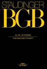 BGB Art 25, 26 EGBGB (Internationales Erbrecht) - Heinrich Dörner - 9783805912099