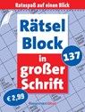 Rätselblock in großer Schrift 137 (5 Exemplare à 2,99 EUR) - Eberhard Krüger - 9783809469612