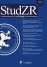 StudZR Ausbildung 1/2025 - Studentische Zeitschrift für Rechtswissenschaft e. V. - 9783811464414