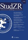 StudZR Ausbildung 1/2026 - Studentische Zeitschrift für Rechtswissenschaft e. V. - 9783811465343