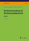 Rechtsanwendung im Rechtsanwaltsbereich - Sabine Jungbauer ; Edith Natterer - 9783811491373