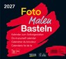 Foto-Malen-Basteln Bastelkalender quer schwarz 2027 -  - 9783819304392