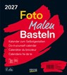 Foto-Malen-Basteln Bastelkalender schwarz 2027 -  - 9783819304460