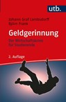 Geldgerinnung - Johann Graf Lambsdorff ; Björn Frank - 9783825253783