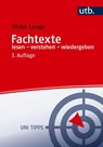 Fachtexte lesen - verstehen - wiedergeben - Ulrike Lange - 9783825263669