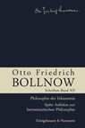 Otto Friedrich Bollnow: Schriften. Band 12 - Otto Friedrich Bollnow - 9783826042690