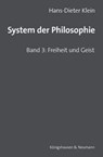 System der Philosophie - Hans-Dieter Klein - 9783826091575