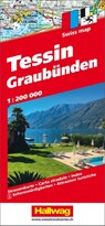 Tessin und Graubünden Strassenkarte 1:200 000 -  - 9783828309456