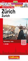 Hallwag Stadtplan Zürich -  - 9783828330313