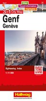 Hallwag Stadtplan Genf -  - 9783828330450