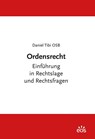 Ordensrecht - Daniel Tibi - 9783830682080