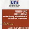 Athen und Jerusalem: Antike Bildung in frühchristlich-lukanischen Erzählungen - LAMPE,  Peter - 9783831264377