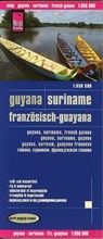 Reise Know-How Landkarte Guyana, Suriname, Französisch-Guayana (1:850.000) -  - 9783831772636