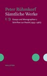 Sämtliche Werke - Peter Rühmkorf - 9783835353855