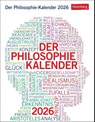 Der Philosophie-Kalender Tagesabreißkalender 2026 -  - 9783840036477