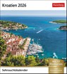 Kroatien Sehnsuchtskalender 2026 - Wochenkalender mit 53 Postkarten -  - 9783840037559