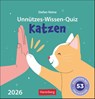 Unnützes-Wissen-Quiz Katzen Premium-Postkartenkalender - Kalender mit 53 Rätselkarten -  - 9783840037900