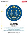 Waage Sternzeichenkalender 2027 - Tagesabreißkalender - Ihr Horoskop für jeden Tag -  - 9783840038679