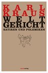Weltgericht - Karl Kraus - 9783843804004