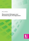 Ökonomische Wirkungen einer Revitalisierung der Vermögensteuer - Alina van Eikeren - 9783844105247