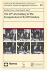 50th Anniversary of the European Law of Civil Procedure - Burkhard Hess ; Koen Lenaerts - 9783848769445