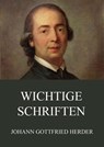 Wichtige Schriften - Johann Gottfried Herder - 9783849627621