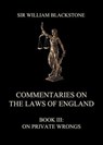 Commentaries on the Laws of England - Sir William Blackstone - 9783849649845