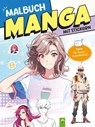 Extra dickes Manga-Malbuch mit Stickern zum Kreativsein und Entspannen für alle Manga-Fans! - Schwager & Steinlein Verlag - 9783849945473
