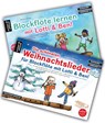 Blockflöte lernen mit Lotti & Ben + Die schönsten Weihnachtslieder für Blockflöte im Set! - Susanne Hossain - 9783866422377