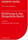 Einführung in das Bürgerliche Recht - Jan Niederle - 9783867240208