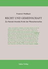 Recht und Gemeinschaft - Friedrich Weißbach - 9783867324083