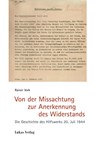Von der Missachtung zur Anerkennung des Widerstands - Rainer Volk - 9783867324755