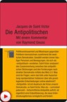 Die Antipolitischen - Jacques de Saint Victor ; Raymond Geuss - 9783868546385