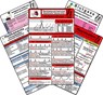 Intensiv-Station Karten-Set - Analgesie & Sedierung, Blutgase & Differentialdiagnose, Herzrhythmusstörungen, Inkompatibilitäten intravenöser Medikamente, Reanimation -  - 9783869572345