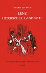 Lenz /Der Hessische Landbote - Georg Büchner - 9783872911605