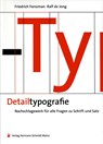 Detailtypografie - Friedrich Forssman ; Ralf de Jong - 9783874396424