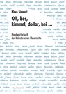 Olf, bes, kimmel, dollar, hei ... - Klaus Siewert - 9783893251599