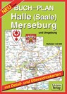 Buchstadtplan Halle (Saale) , Merseburg und Umgebung 1 : 20 000 -  - 9783895910104