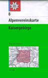 DAV Alpenvereinskarte 08 Kaisergebirge 1 : 25 000 mit Wegmarkierungen und Skirouten -  - 9783928777230