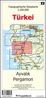Ayvalik - Pergamon - Topographische Reisekarte 1:250.000 Türkei (Blatt 4) -  - 9783931099534